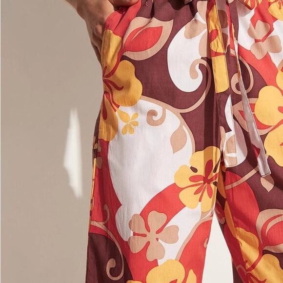 NWT FAITHFULL THE BRAND Celvia Pant Ulani Floral  Anthropologie Size 2 4 6 8 - Picture 2 of 9